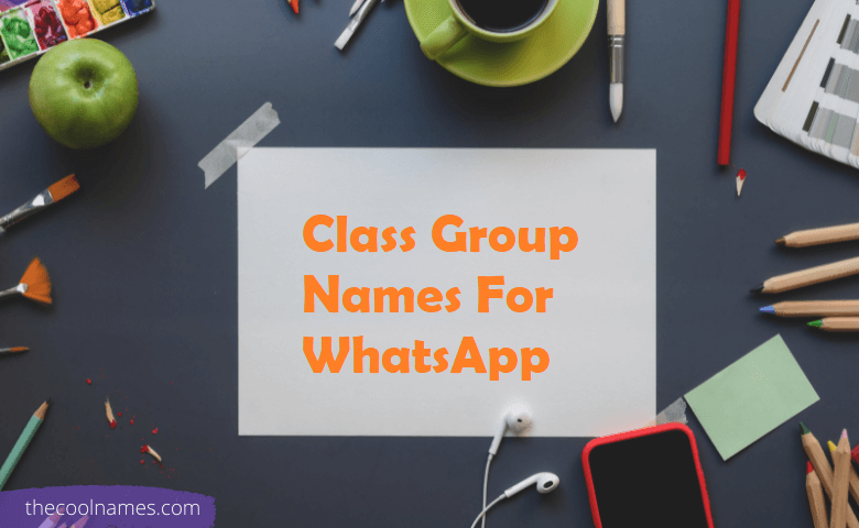 Class Group Names For WhatsApp