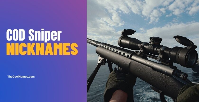 Sniper Nicknames for COD