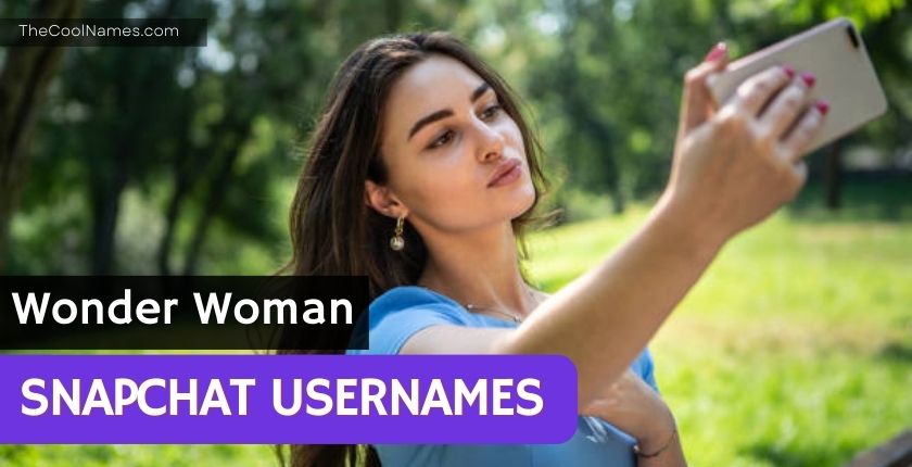 Wonder Woman Snapchat Usernames