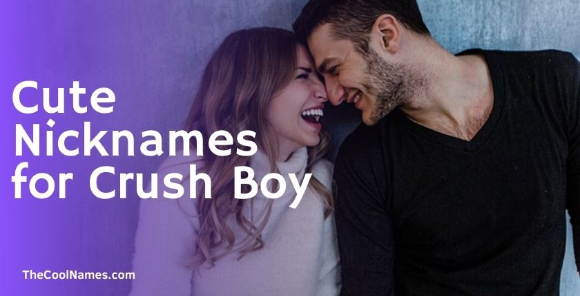 Cute Nicknames for Crush Boy