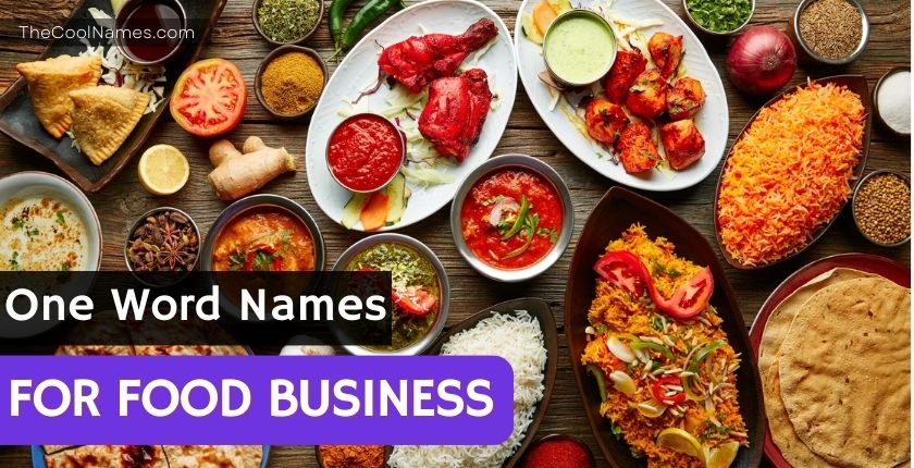 One Word Names For Food Business