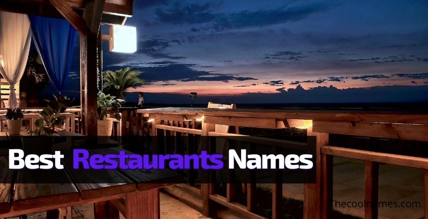 Best Restaurants Names Ideas
