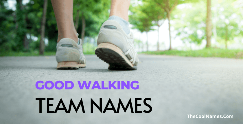 Good Walking Team Names