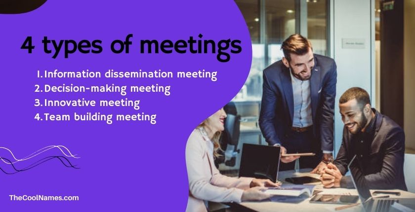 4 types of meetings