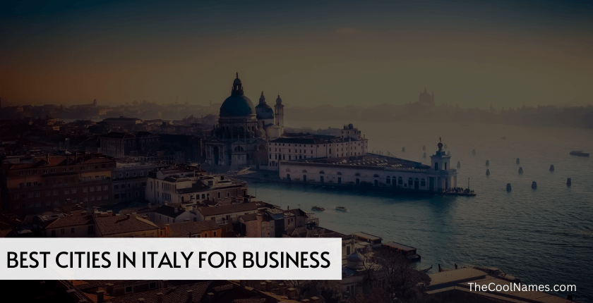 best cities in Italy to start a business