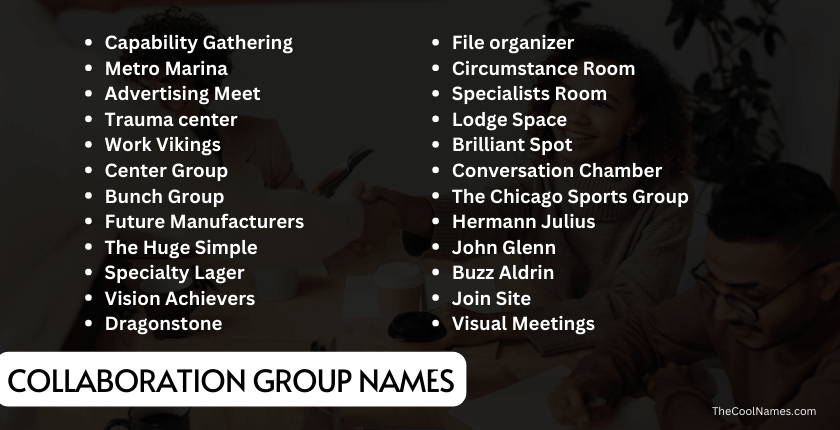 Collaboration Group Names