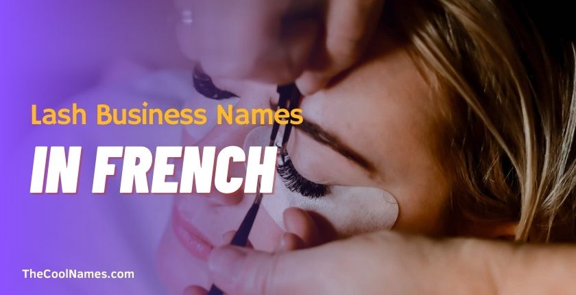 Lash Business Names in French