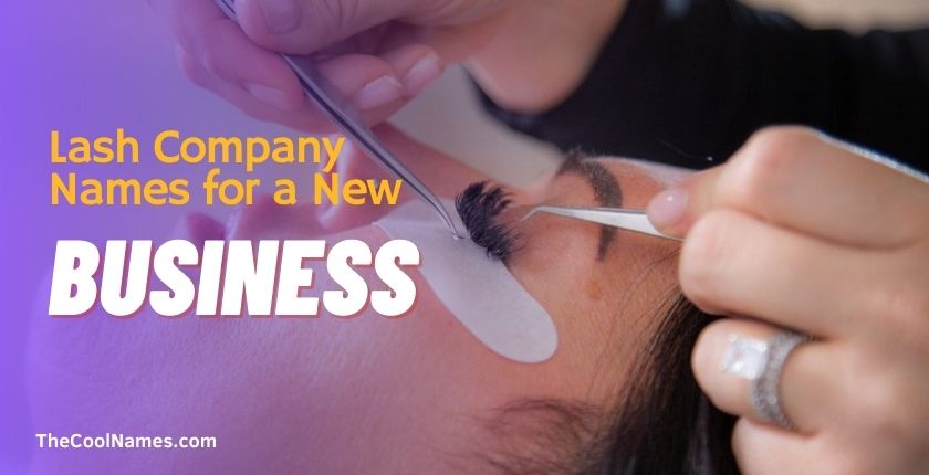 Lash Company Names for a New Business