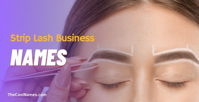 Strip Lash Names for a Start up Business