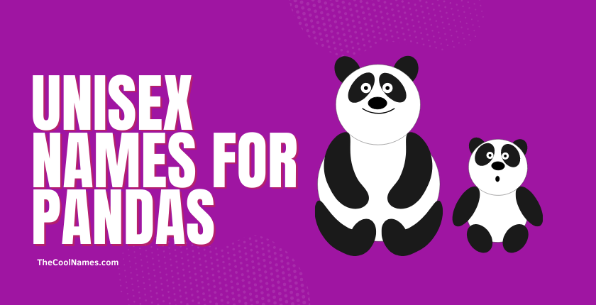 Unisex Panda Names