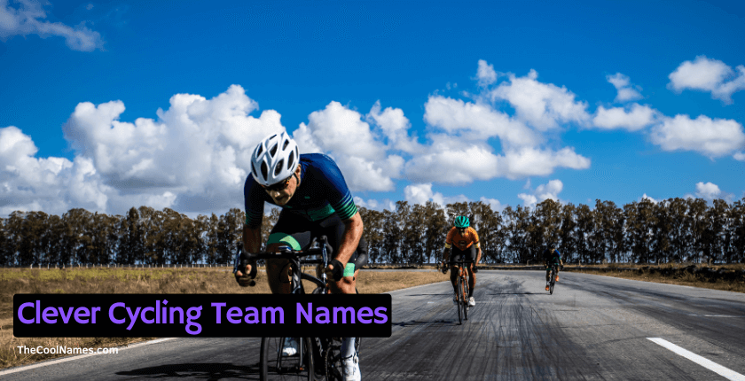 Clever Cycling Team Names