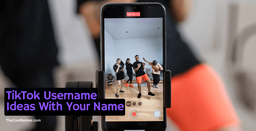 TikTok Username Ideas With Your Name