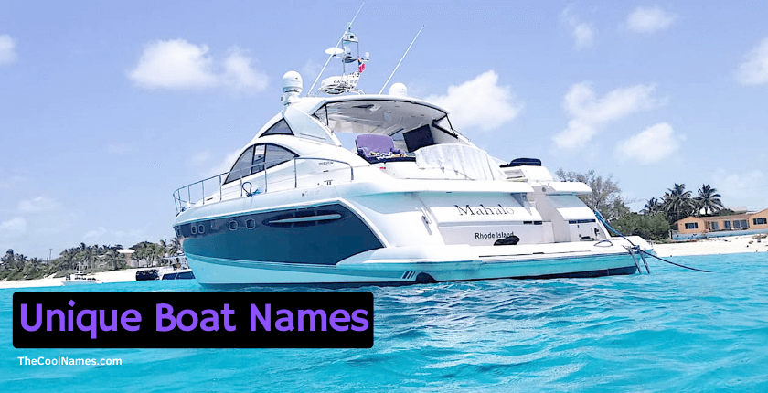 Unique Boat Names