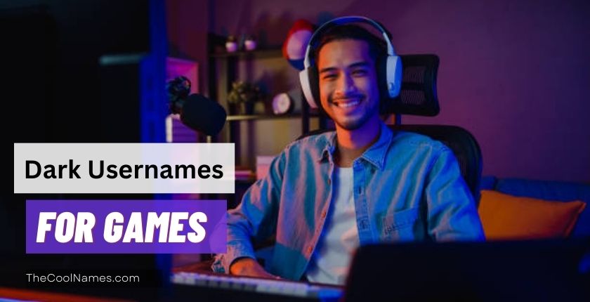 Dark Usernames for Games