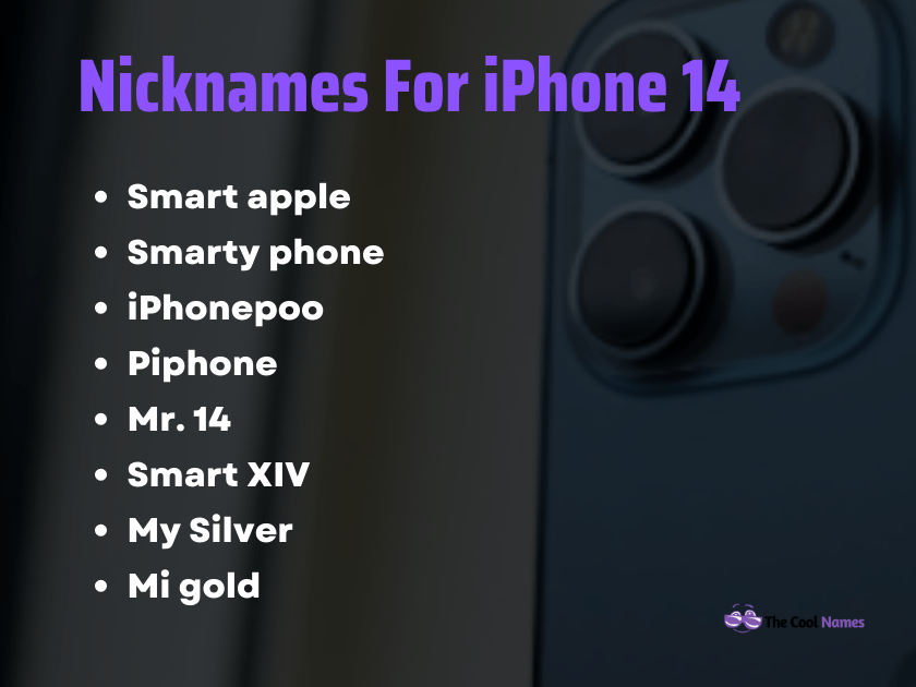 Nicknames for iPhone 14