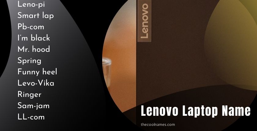 Lenovo Laptop Names