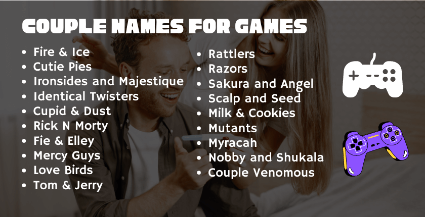 Couple names for games