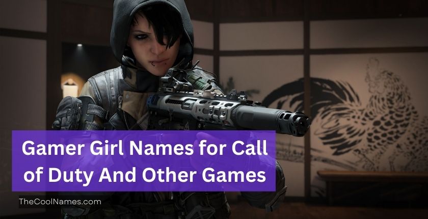 Gamer Girl Names for Call of Duty