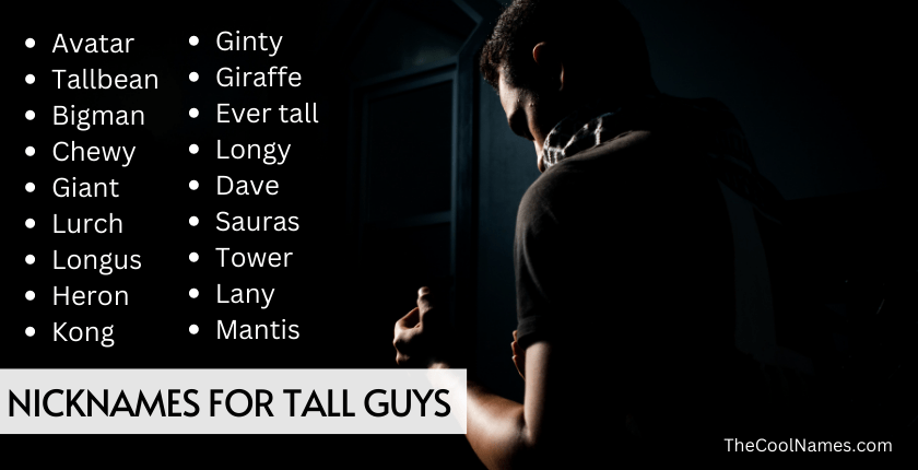 Cool Nicknames for Tall Guys