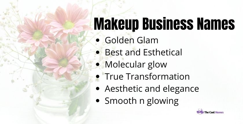 Makeup Business Names