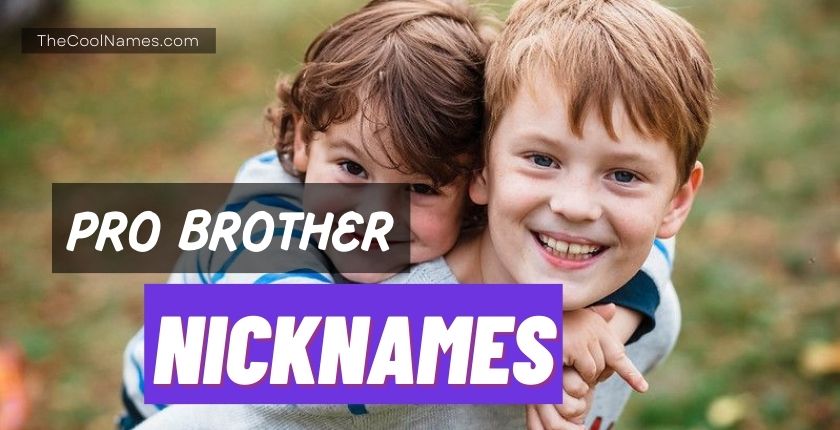 Pro Brother Nicknames