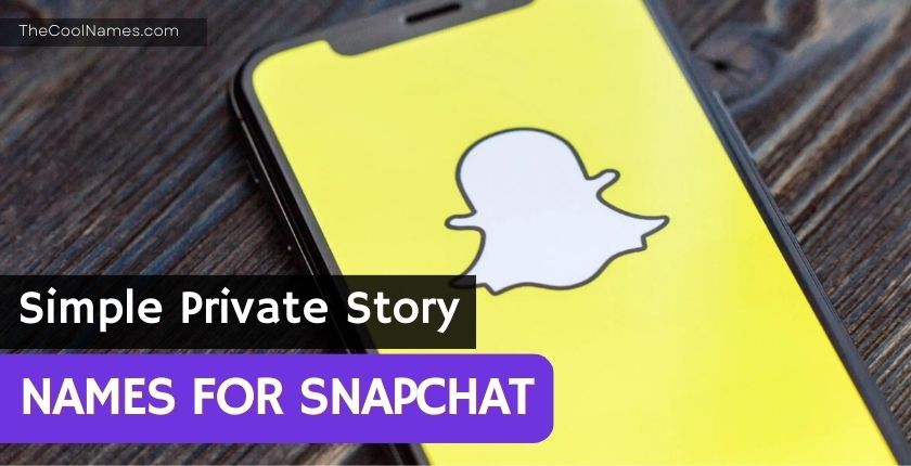 Simple Private Story Names For Snapchat