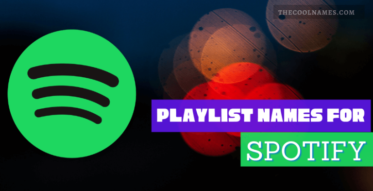 Spotify Playlist Names