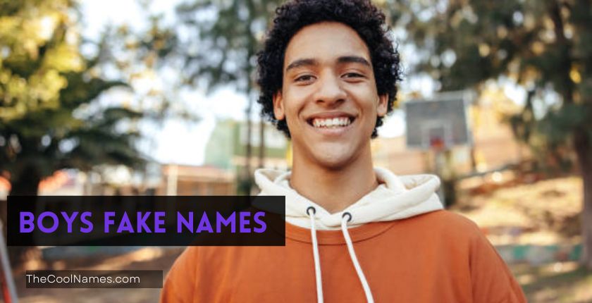 Boys Fake Names 