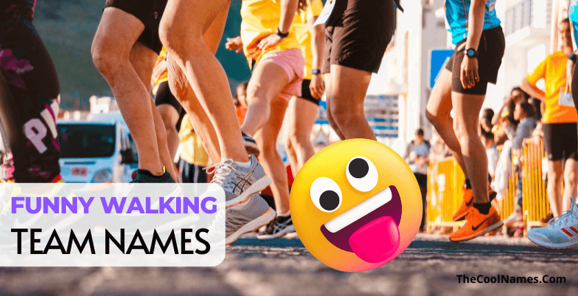 Funny Walking Team Names