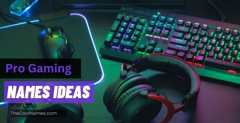 Pro Gaming Names Ideas