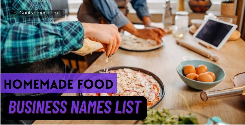 Homemade Food Business Names List