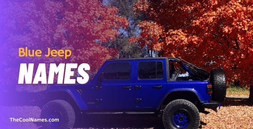  Blue Jeep Names