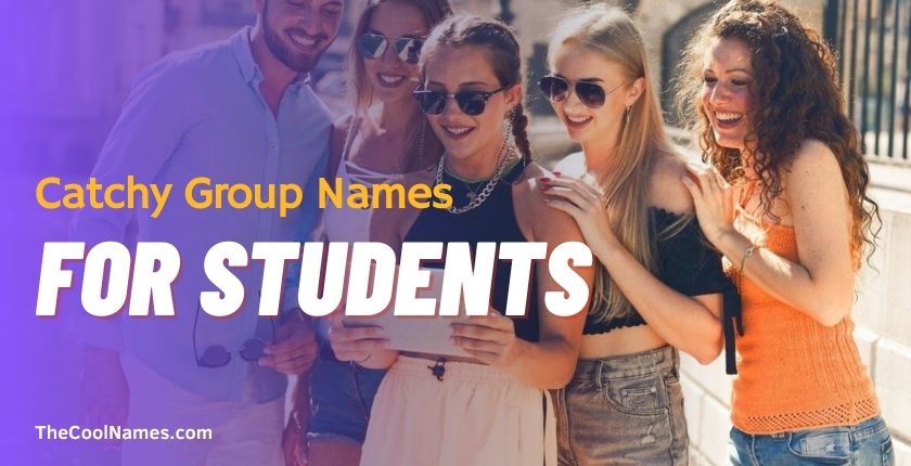 Catchy Class Group Names for Students