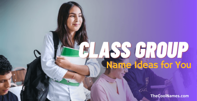 Class Group Names