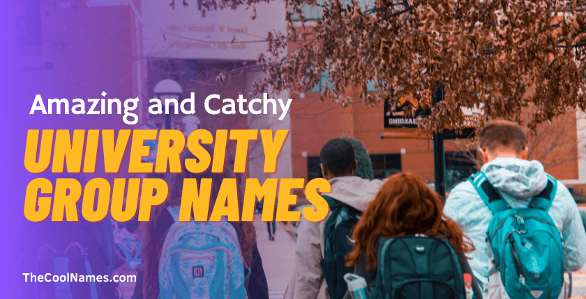 University Group Names