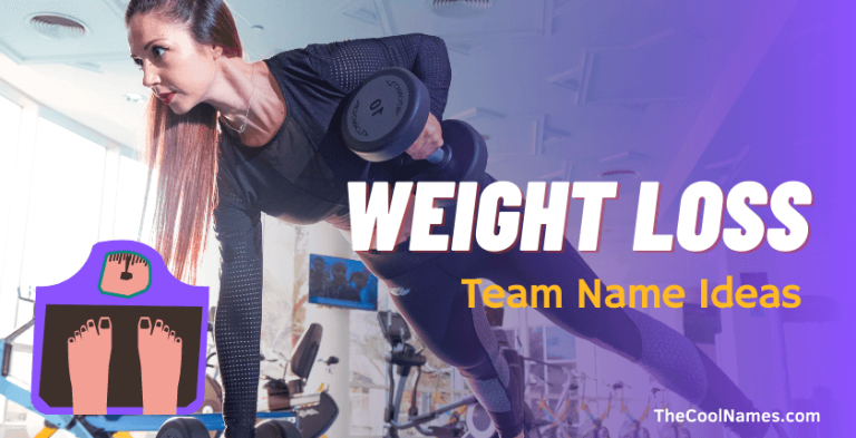 Weight Loss Team Names