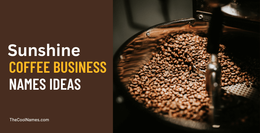 Sunshine Coffee Business Names