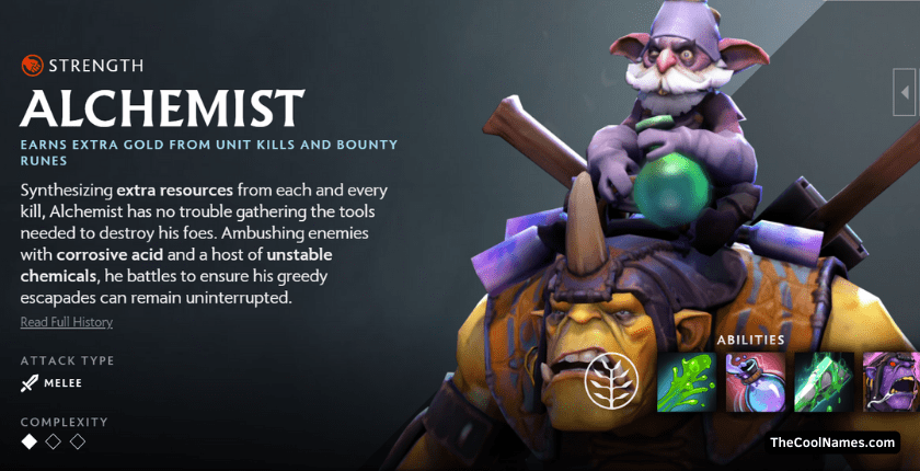 Dota 2 Strength Heroes Names