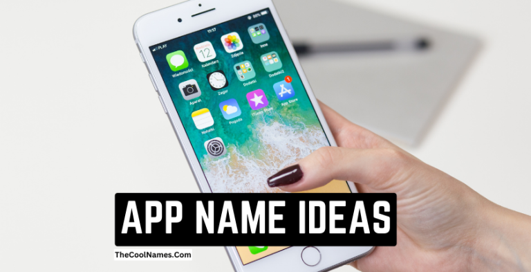 APP NAME IDEAS