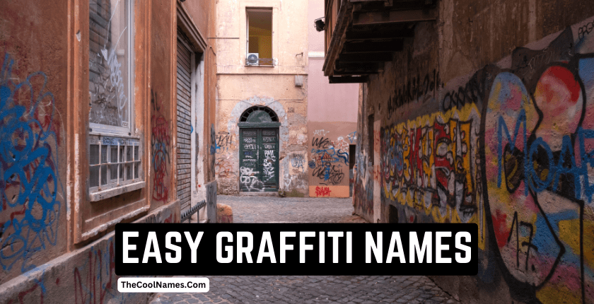 EASY GRAFFITI NAMES