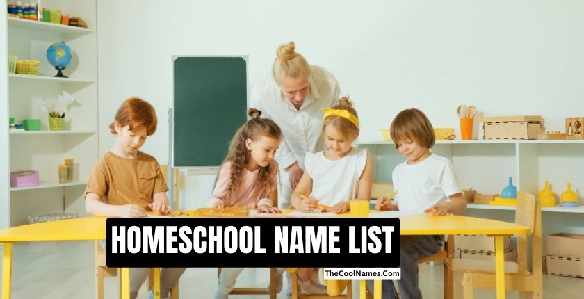 HOMESCHOOL NAME LIST 1