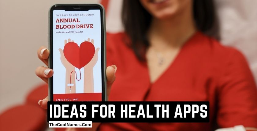 IDEAS FOR HEALTH APPS