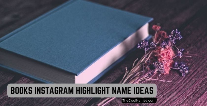 Instagram Highlight Names Ideas for Books