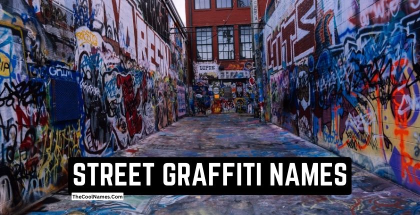 STREET GRAFFITI NAMES