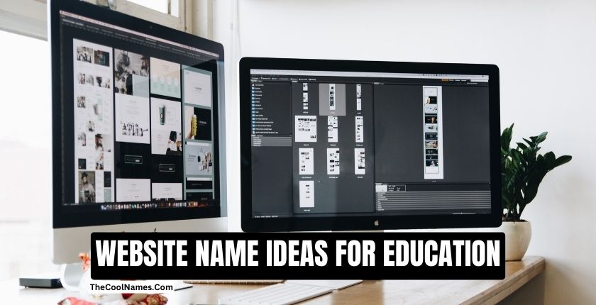 WEBSITE NAME IDEAS FOR EDUCATION