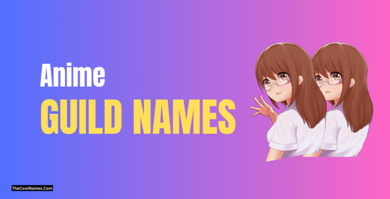 450+ Anime Guild Names For Groups, Squad, Clan [Unique List]