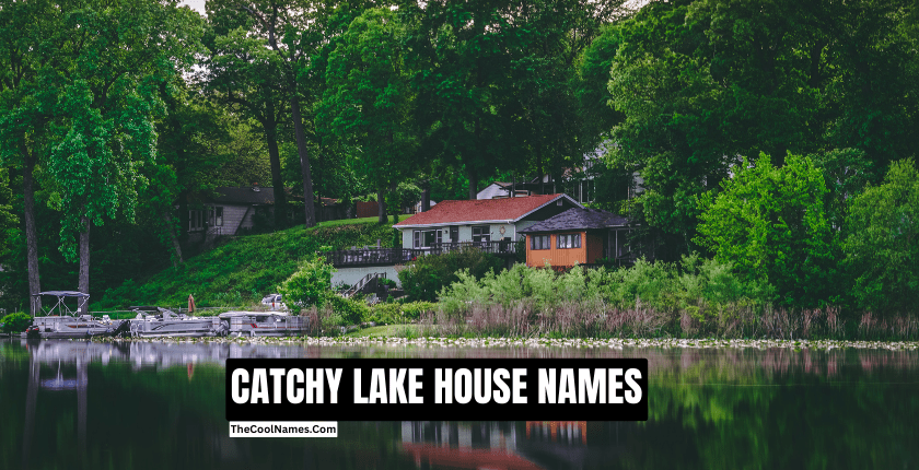 CATCHY LAKE HOUSE NAMES