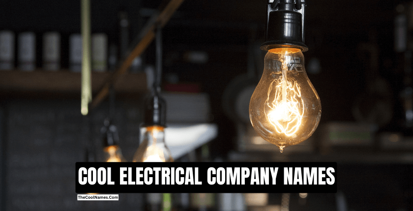 COOL ELECTRICAL COMPANY NAMES 1