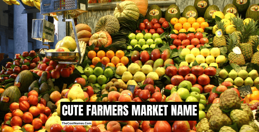 CUTE FARMERS MARKET NAME 1