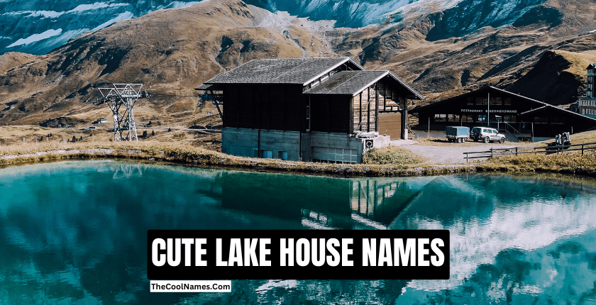 CUTE LAKE HOUSE NAMES
